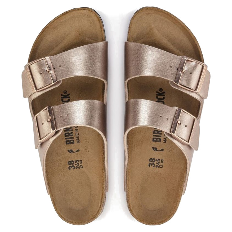 Birkenstock Arizona Birko-Flor Sandal | Copper | Narrow Width - Women's - Image 2